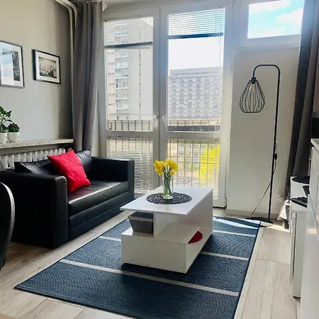 6Th Floor Modern Apartment With French Balcony And City Views Warsaw Exterior photo
