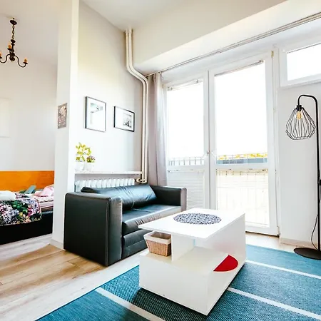 6Th Floor Modern Apartment With French Balcony And City Views Warsaw Exterior photo