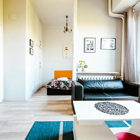6Th Floor Modern Apartment With French Balcony And City Views Warsaw Exterior photo